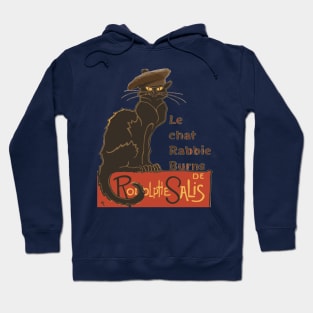 Le Chat Rabbie Burns With Tam OShanter Hoodie